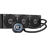 CORSAIR Nautilus 360 RS LCD Liquid CPU Cooler – 2.1" IPS LCD Screen, 360mm AIO, Low-Noise, Daisy-Chain, Intel LGA 1851/1700, 