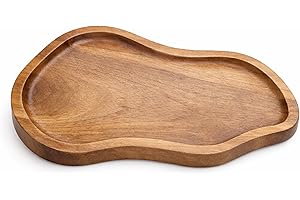 Salt and Pepper Mill Tray Acacia Wood Salt and Pepper Holder for Counter Grinder Mill Shaker Organizer Small Decorative Servi