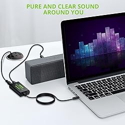 LiNKFOR 3.5mm to SPDIF Converter Analog to Digital