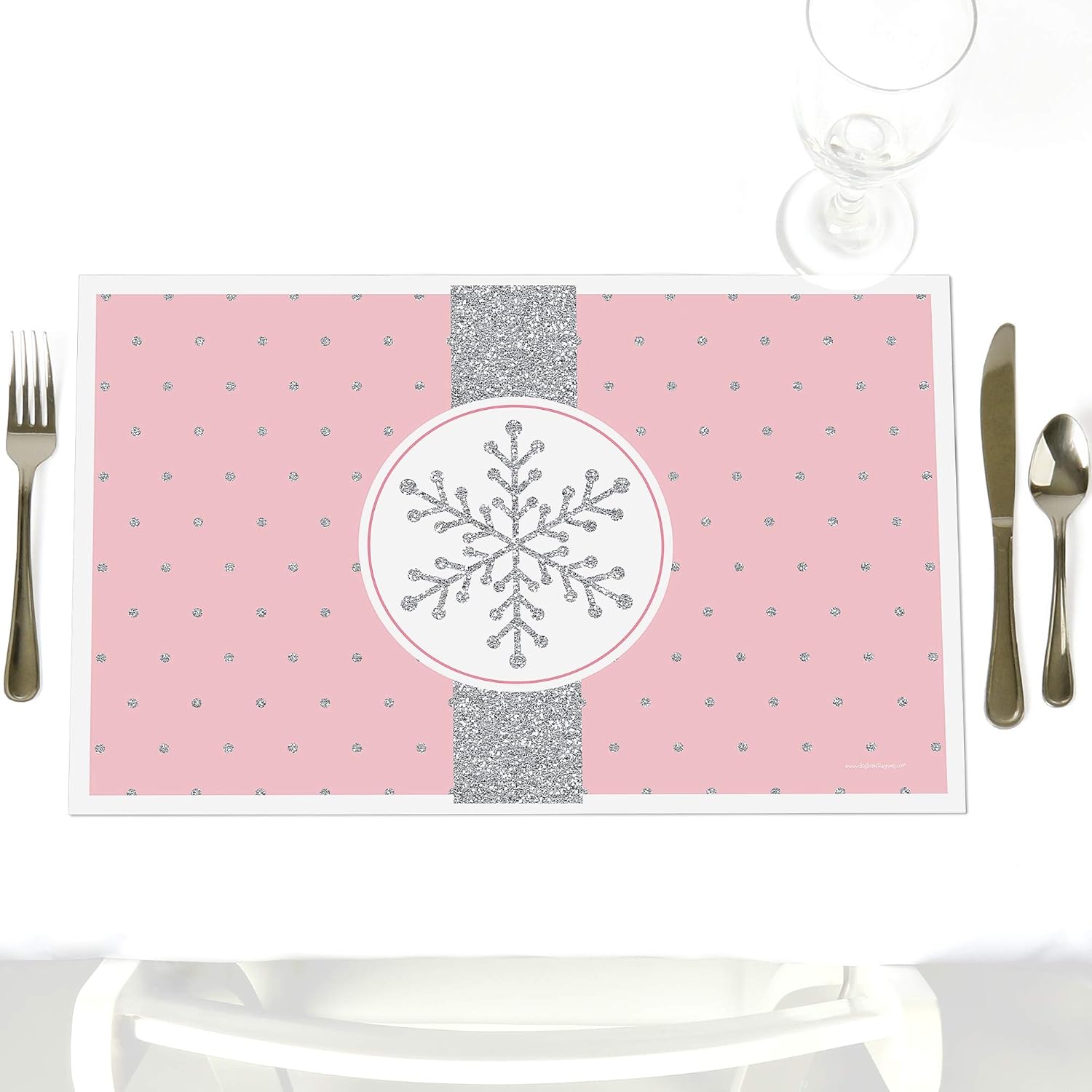 Amazon Com Big Dot Of Happiness Pink Winter Wonderland Party