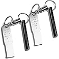FERROFIRE KF525 Stay Safe Keychain Fire Starter with 2.5 Inch Long Ferro Rod and Striker for Camping Emergency (Pack of 2)