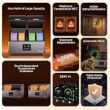 Creality Space Pi X4 Filament Dryer 4 Spools Dual 200W Chambers 85C view 2