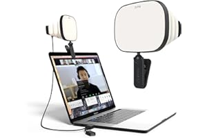 Zumy Softbox Video Conference Lighting for Video Recording - Portable USB LED Video Light, 4 Soft Light Levels, Laptop & Computer Video Lighting, Camera Webcam Streaming Selfie Light for Zoom Meetings