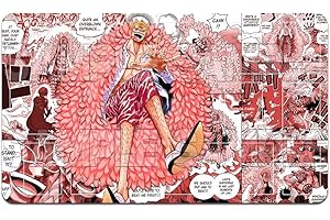 YMILOHOGI Playmat Trading Card Game OPCG Mat CCG MTG Playmat TCG Card Game Table Mat Mouse Pad 600X350mm + Free Bag (H007) (Doflamingo H199)