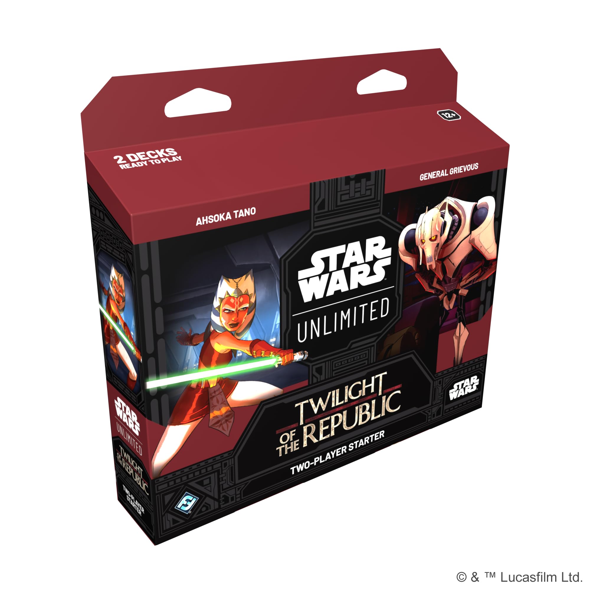 Fantasy Flight Games - Star Wars: Unlimited TCG Twilight of the Republic STARTER SET - Master the Clone Wars Trading Card Game for Kids and Adults, Ages 12+, 2 Players, 20 Min Playtime