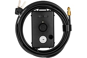 Decibel 15ft Anti Theft Cable Lock with 100dB Loud Alarm, Security Lock for Outdoor Gear, Power Tools, Kayaks, Generators