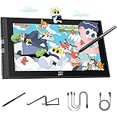 XPPen Artist 12 3rd 11.9" Drawing Tablet with Screen | X4 Pen 16K Pressure | Dial Wheels+8 Keys | AG Etched Glass Portable Ar