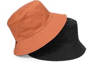 TAGVO Oversize Bucket Hat, XXL Reversible Trendy Fisherman Hats, Summer Double Side Wear Cotton Bucket Sun Hats