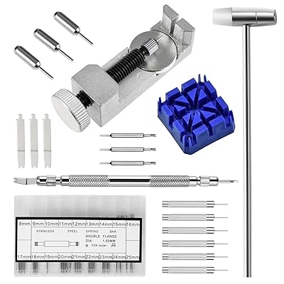 Watch Repair Kit with Extra Pins, Punches, Holder, Kuwait Ubuy