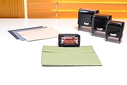 Self-inking Return Address Stamp with Last Name
