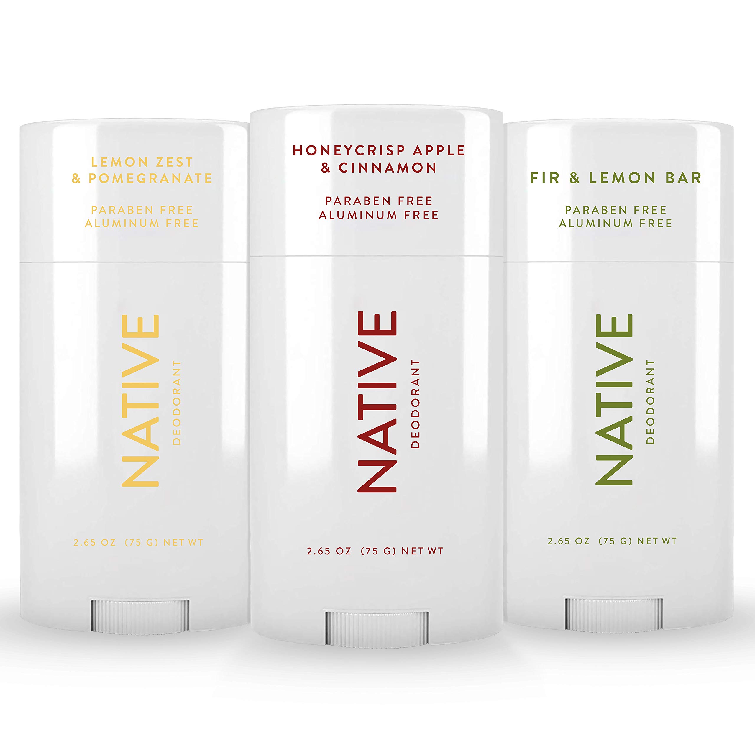 Native Deodorant Natural Deodorant For Women And Men 3 Pack Seasonal Aluminum Free Contains Probiotics Honeycrisp Apple Cinnamon Lemon Zest Pomegranate Fir Lemon Buy Online In Gambia At Desertcart 170752110
