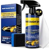 500ML Coating Spray Wax for Cars: Quick Effect Coating Agent for Car Motorcycles Trucks &amp; RVs - Extreme Hydrophobic Water Beading &amp; Deep Gloss Shine for Long-Lasting Polish Spray Wash