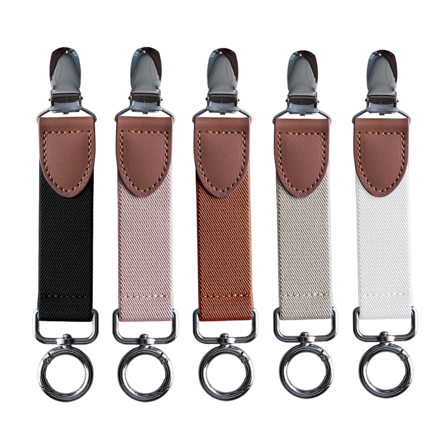 GVSAVY 5pcs Elastic Hat Clips, Vintage Style Hat Clips, Metal Hat Holder, Travel Accessories, Suitable for Traveling, Outdoor Activities