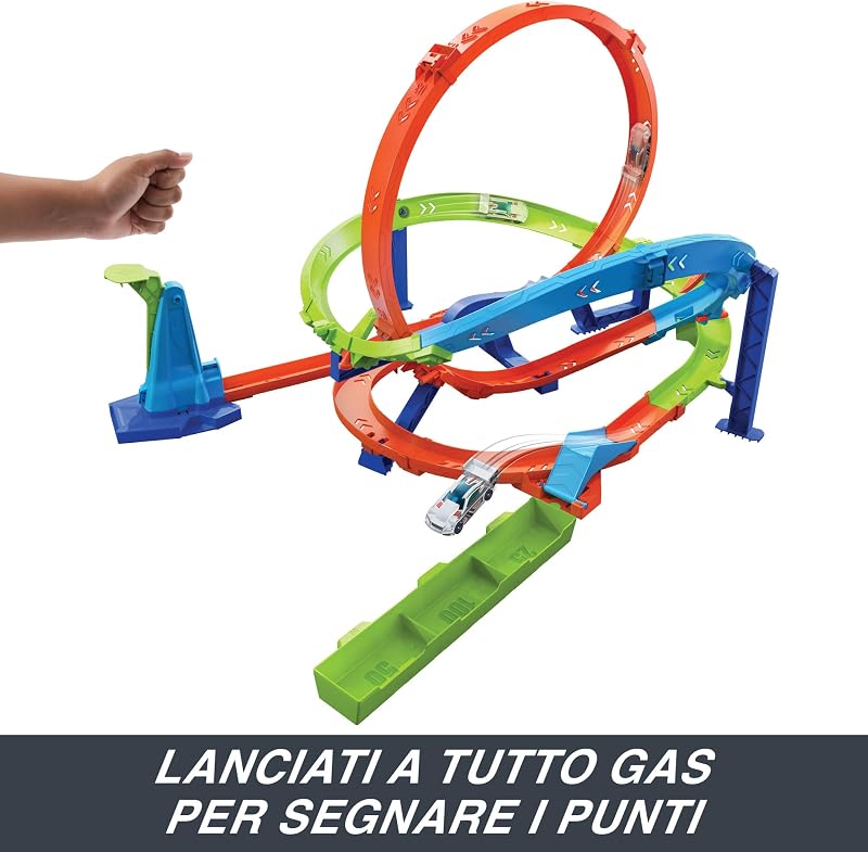 Sfida del Ciclone Set Pista e Macchinina
