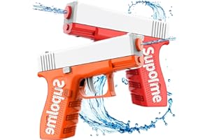 ZHAOLIESM 2 Packs Water Guns for Kids Adults, Squirt Water Pistols, Very Cool Small Manual Water Soaker Gun Summer Swimming Pool Outdoor Games Beach Water Fighting Toys Gifts for Boys Girls Children ﻿