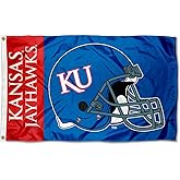 Kansas Football Helmet Banner Flag