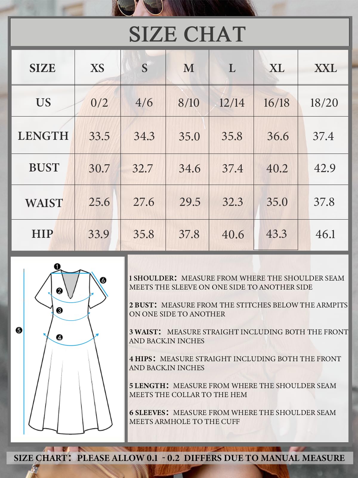 CUPSHE Women's Long Sleeve Dress Crew Neck Ruffle Hem Ruched Mini Dresses Orange, L - Image 6