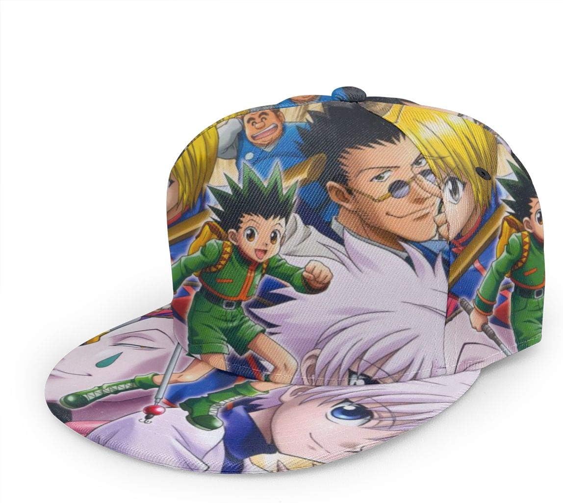High Quality Halistran Hunter X Hunter Men Women Anime Popular Snapback Hats Flat Adjustable Bill Baseball Hip Hop Cap Sublimated All Over Print Hat Clothing Fashionable Loumarronie Com
