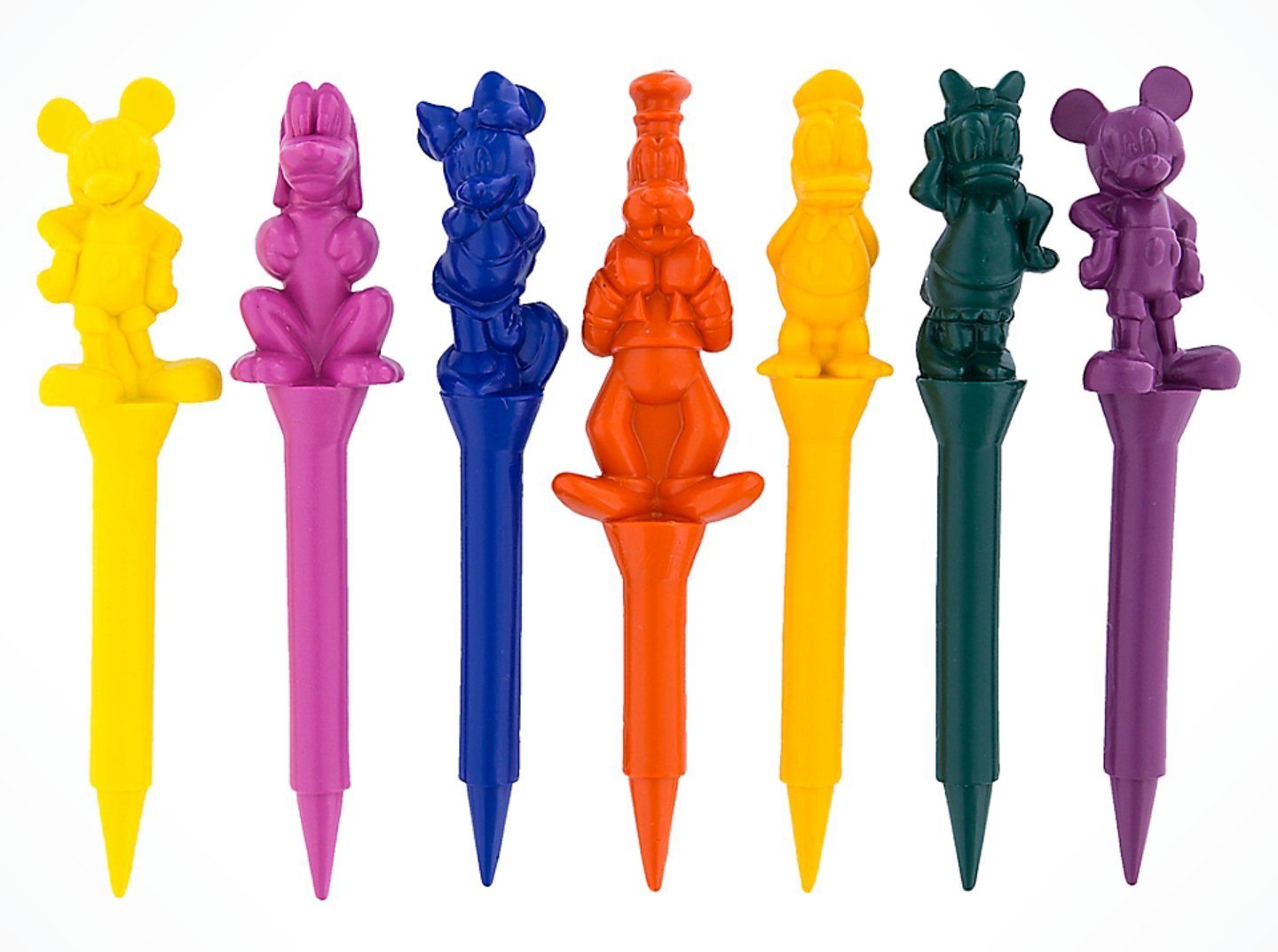 Buy Disney Parks Mickey Mouse and Pals Figurine Character Crayons Set of 24 NEW Online at Low ...