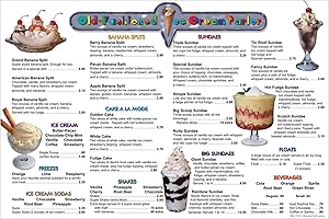 Remedia Publications REM101D Menu Math: Old Fashioned Ice Cream Parlor, 6 Extra Menus, 0.24 Height, 8.35 Wide, 11.1 Length (6 per Package)