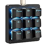 Koolertron Mechanical Numpad Macro Keyboard, 9-Key