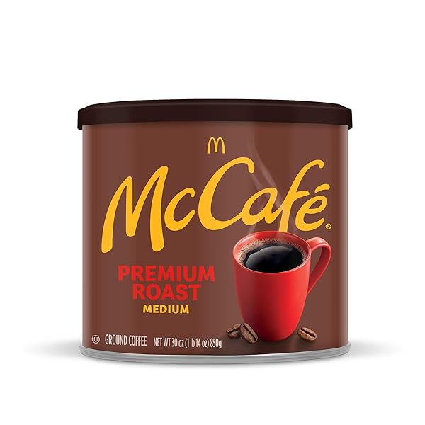 MCCAFE PREMIUM ROAST, MEDIUM ROAST GROUND COFFEE, 30 OZ CANISTER