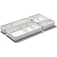 OXO Good Grips 4-Piece Complete Adjustable Drawer Bin Set with Removable Dividers