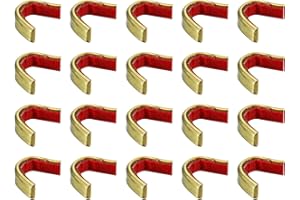 PATIKIL Bow String Nocking Points, 20 Pack Brass Archery Bowstring Nock Point Buckle Clip for Recurve and Compound Bow