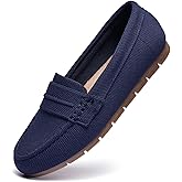 Cvistpieo Loafers for Women Comfortable Dressy Casual Work Flats Lightweight & Breathable Slip On Walking Shoes Knit