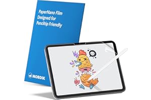 MOBDIK 2 Pack Paperfeel Screen Protector Compatible with iPad A16 11th / 10th Generation (2025/2022) & iPad Air 11 M3 2025 / M2 2024, Crafted for Natural Writing, Less Reflection, Easy Installation