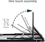 Zinus SmartBase Single Bed Frame 90 x 190 cm Black 35.5 cm High with Storage view 6