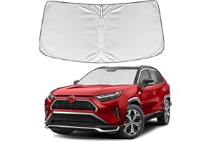 KAYZT Windshield Sun Shade for Toyota RAV4 2019-2025 RAV-4 Foldable Sunshade SUV Front Window Custom Fit Accessories