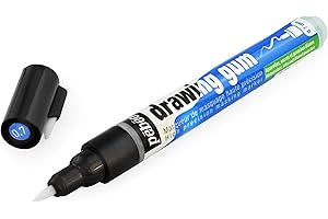 Pebeo Drawing Gum Pen - 0.7mm Nib - Includes Nib Replacement - Single Pen