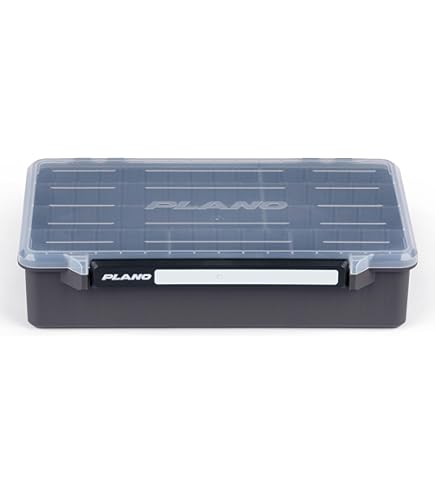 Amazon.com: Plano StowAway 3700 Waterproof Deep Open Tackle Box, IPX7  Waterproof, with Rustricor, Single Latch Design, Transparent DuraView Lid,  Stackable Storage for Fishing Bait, Lures and Gear : Sports & Outdoors