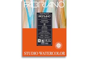 Fabriano Studio Hot Press Watercolor Pad, 11 x 14, White
