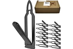 VMSIXVM European Deer Skull Mount Hanger, Euro Wall Mount Hanger for Deer Head and Other Smaller Animals, Skull Wall Hooker with Easy Install Kit for Indoor Outdoor