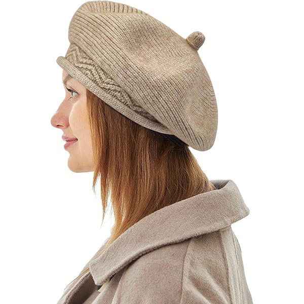 Ailaile 100% Merino Wool Berets Hats Women Winter Warm  display picture 2