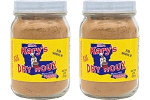 KARY'S ROUX Kary's - No Fat- Dry Roux 8oz (Pack of 2) - Healthy and Flavorful Alternative to Traditional Roux - Contains No Sodium - Adds Depth and Flavor to Soups, Stews, Gumbos and More