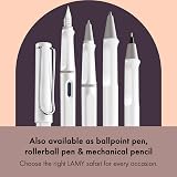 LAMY Safari White Fountain Pen LH Nib M with T 10 Blue Cartridges view 6