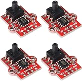 AEDIKO 4pcs Air Pressure Sensor Module 3.3-5V Digital Barometric Liquid Water Level Controller Board 0-40KPa Air Pressure Sensor Connect 2.5mm Soft Tube