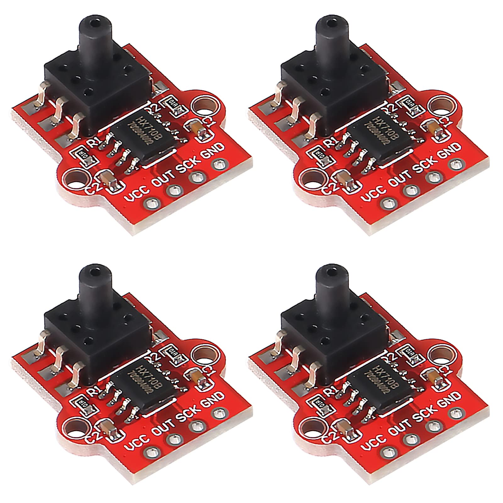 AEDIKO 4pcs Air Pressure Sensor Module 3.3-5V