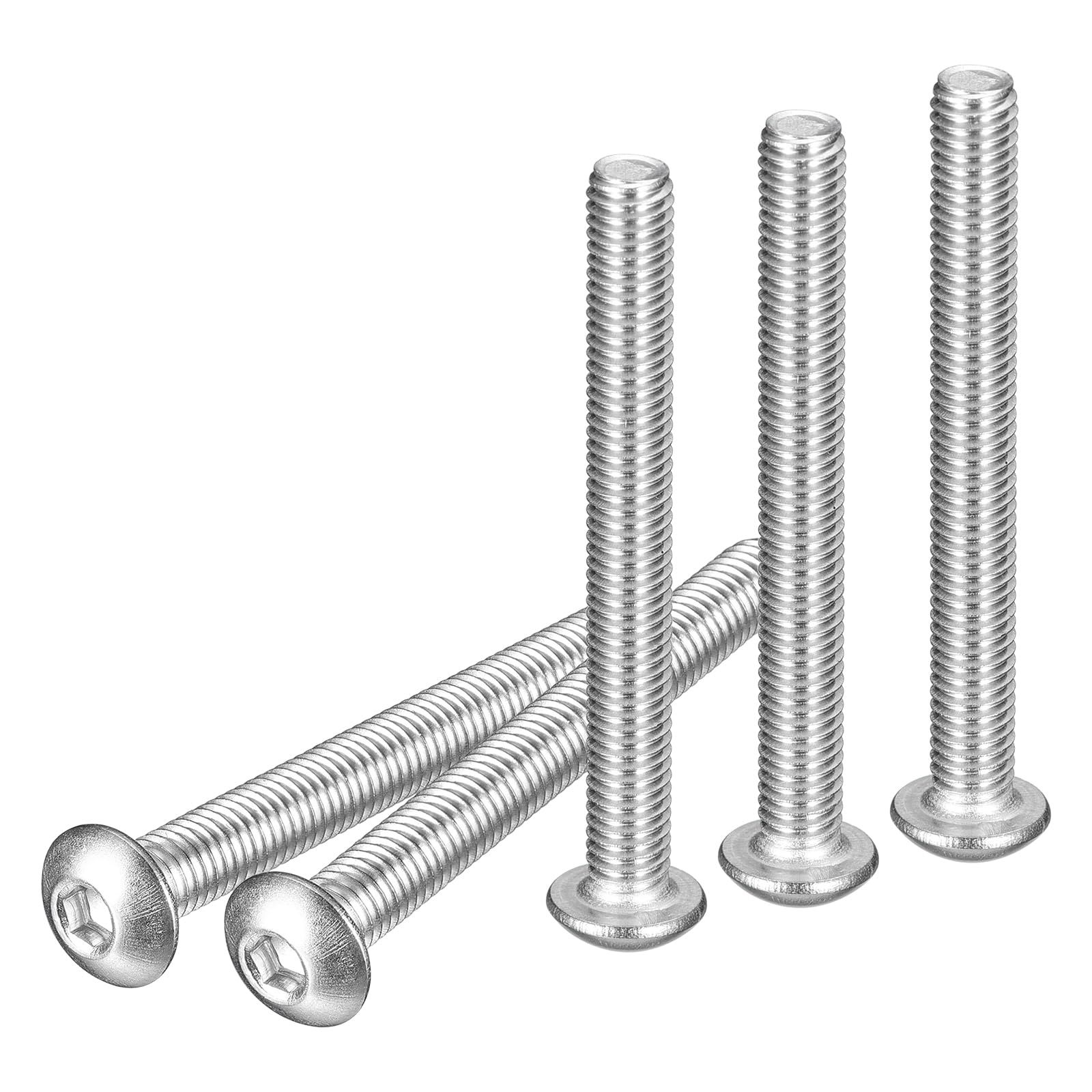 DTGN M5-0.8x45mm Button Head Socket Cap Screws - 20Pack - Good for Machine - 304 Stainless Steel 18/8 - Hex Drive Full Thread Fasteners — image 1