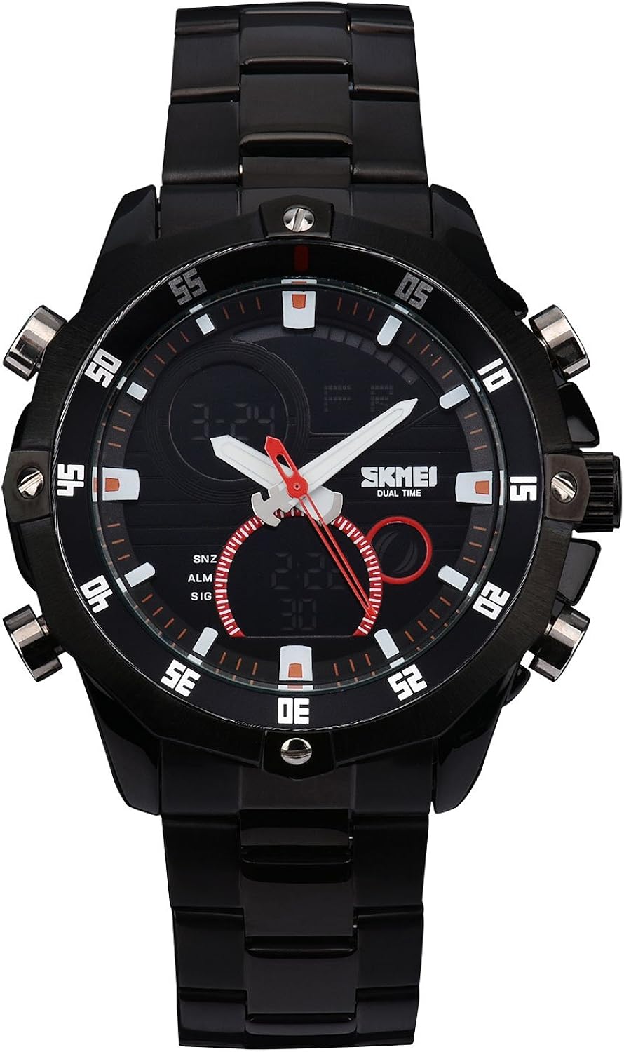 Zeiger Mens Watches Alarm Chronograph Stopwatch Dual Time Multifunction