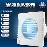 VENTS Silenta 100mm Bathroom Extractor Fan White 78 m³/h 26 dBA view 5