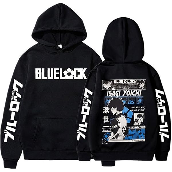 ザ*ャ様 FCRB 24aw BLUE LOCK SWEAT HOODIE NA WJHYWDH Anime Blue Lock Yoichi Isagi Cosplay Hoodies Merch
