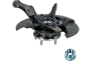 MINJIANG LK098 Front Right Steering Knuckle Wheel Hub Assembly Compatible with 2012-2016 Honda Civic 1.8L Replace 51211-TR3-Y00 51211-TR0-A00 Passenger Side