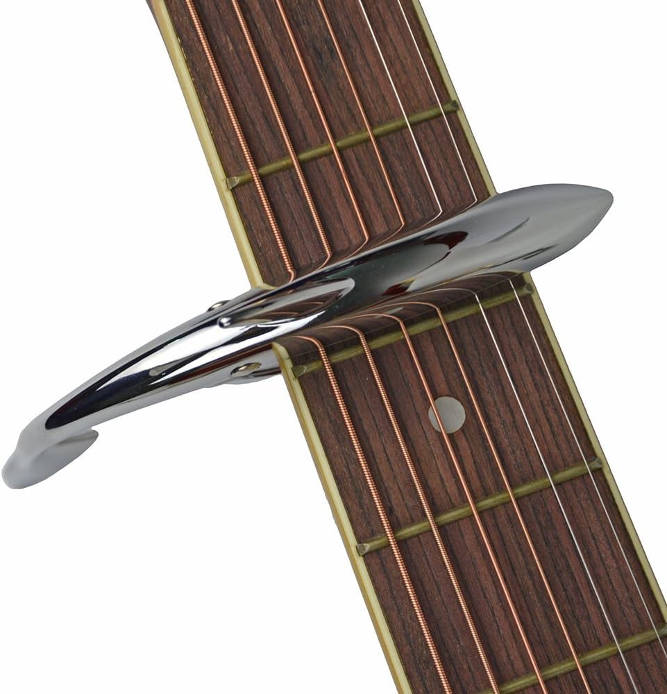 Imelod Guitar Capo for Acoustic and Electric Guitar Shark Capo Zinc Alloy for 6 String Guitar with Good Hand Feeling - Image 3
