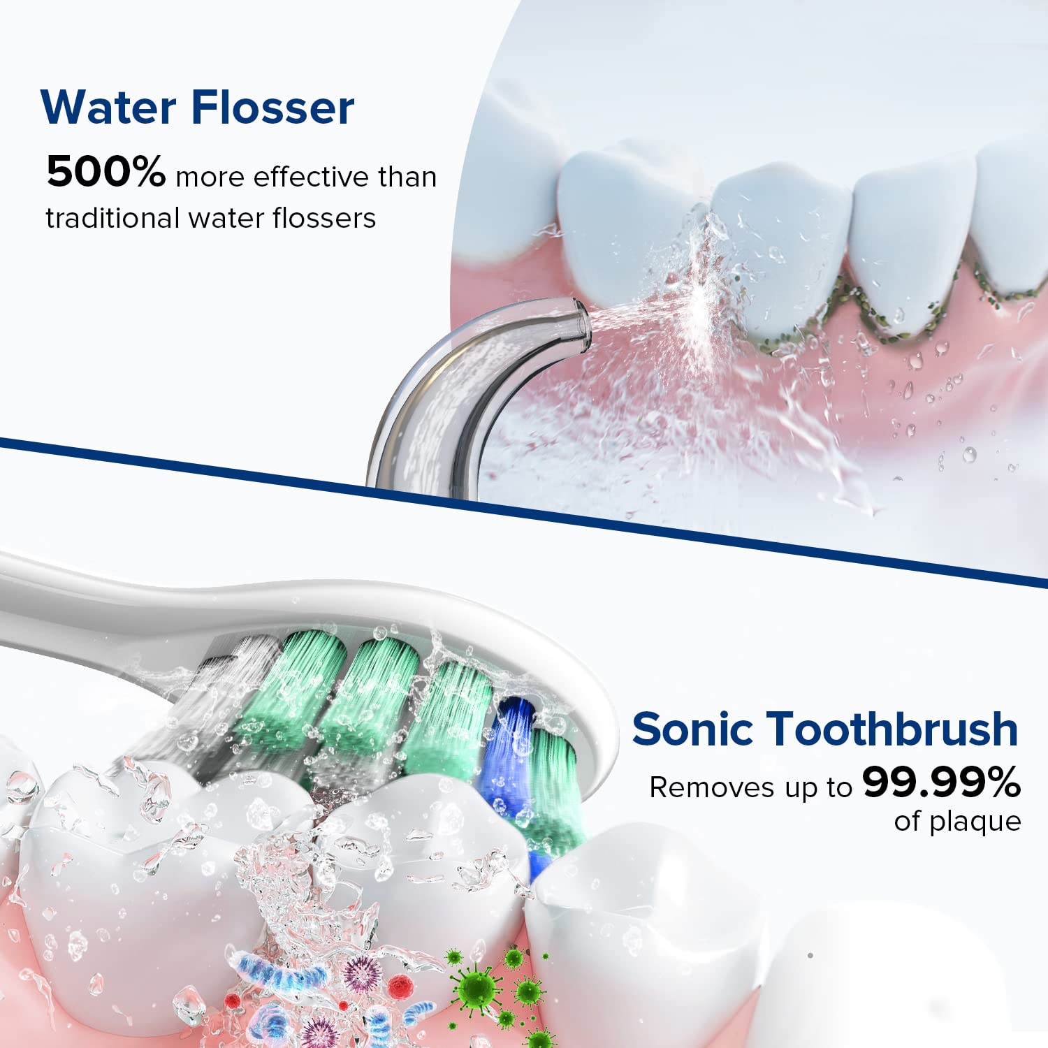 Mua Water Flosser and Toothbrush Combo with 11 Tips, Torpyu Electric ...