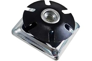 S-D-S FURNITURE Threaded Inserts for 1-1/2 (OD) Square Tubing 1/4-20 Thread 4 Pack Metal Tubing Threaded Star Threaded Adapter Square Metal Tubing Super-Deals-Shop