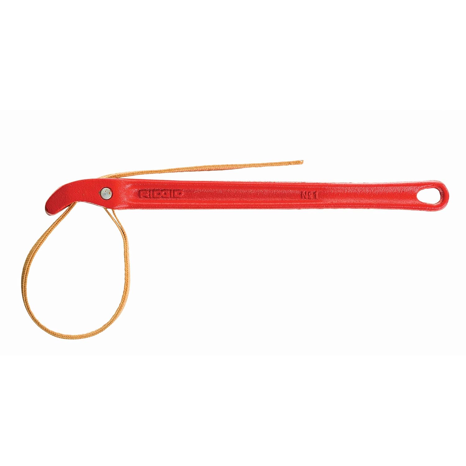 RIDGID 31335 Model 1 Strap Wrench, Ductile Iron, Red, 3 1/2 inch O.D. Capacity